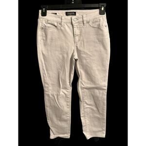 Talbots Flawless Five Pocket Jeans Petites Slim‎ Ankle Light Gray Womens 2P